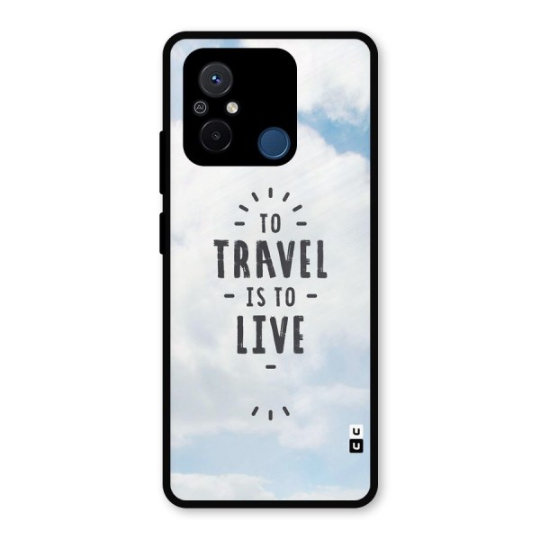 Travel is Life Metal Back Case for Poco C55