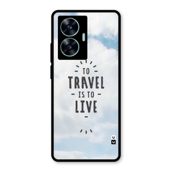 Travel is Life Metal Back Case for Realme C55