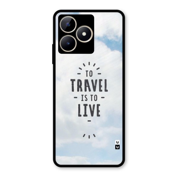 Travel is Life Metal Back Case for Realme Narzo N53