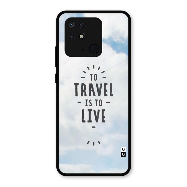 Travel is Life Metal Back Case for Redmi 10