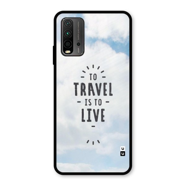 Travel is Life Metal Back Case for Redmi 9 Power