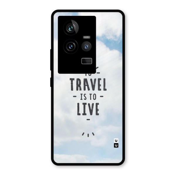 Travel is Life Metal Back Case for iQOO 11 5G