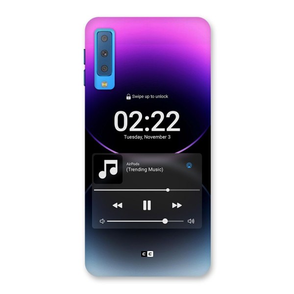 Trending Music Back Case for Galaxy A7 (2018)