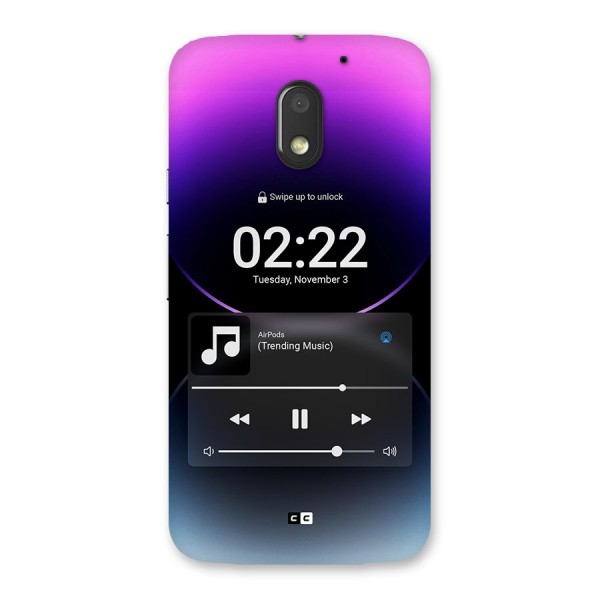 Trending Music Back Case for Moto E3 Power