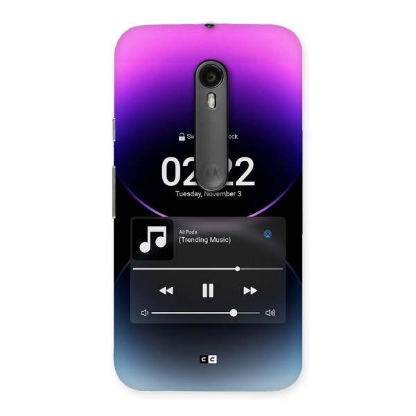 Trending Music Back Case for Moto G3