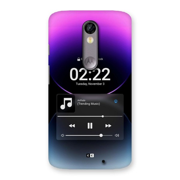 Trending Music Back Case for Moto X Force