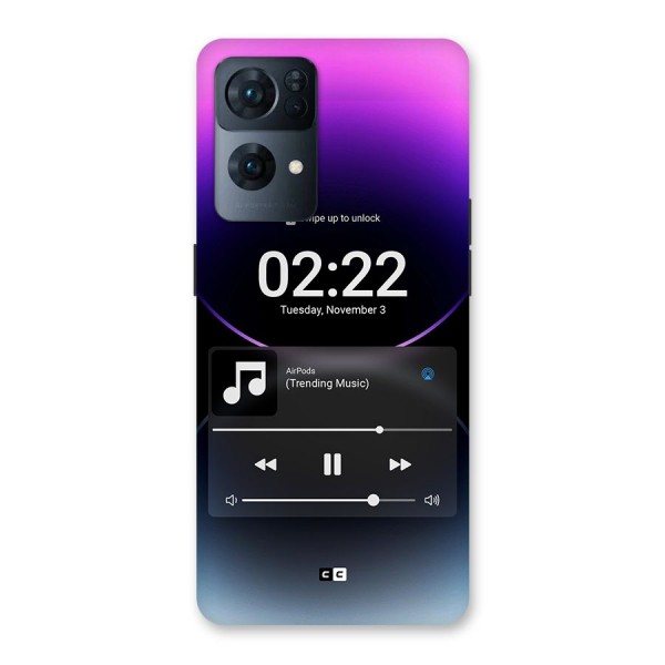 Trending Music Back Case for Oppo Reno7 Pro 5G