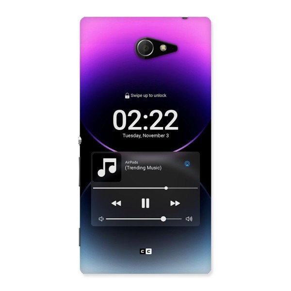 Trending Music Back Case for Xperia M2