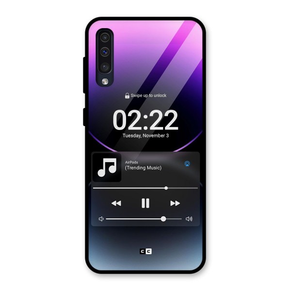 Trending Music Glass Back Case for Galaxy A50