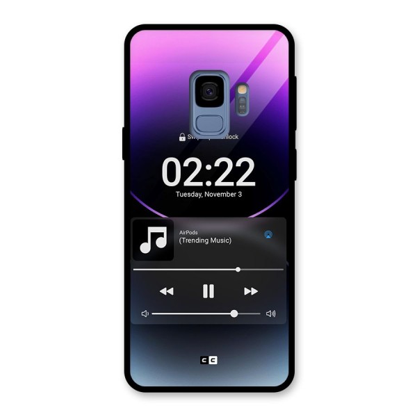 Trending Music Glass Back Case for Galaxy S9