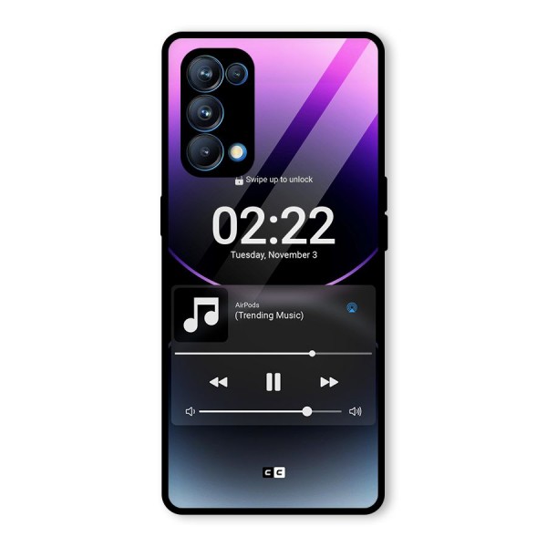 Trending Music Glass Back Case for Oppo Reno5 Pro 5G