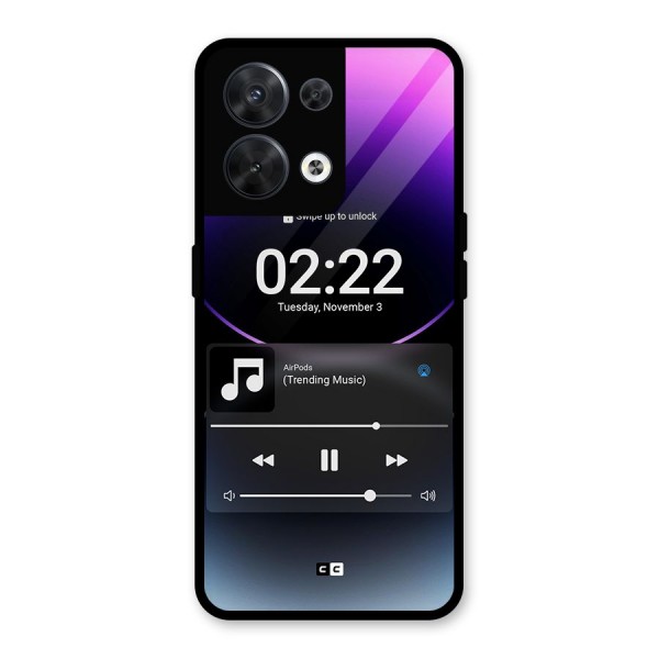 Trending Music Glass Back Case for Oppo Reno8 5G