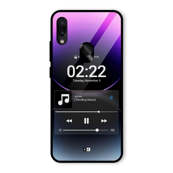 Trending Music Glass Back Case for Redmi Note 7 Pro