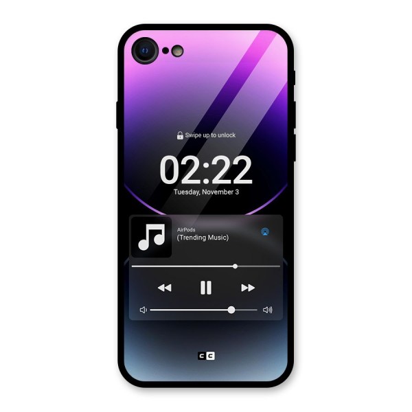 Trending Music Glass Back Case for iPhone 8