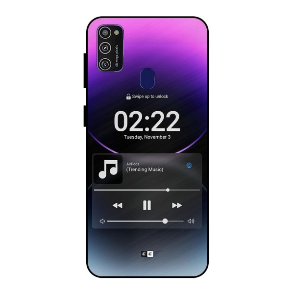 Trending Music Metal Back Case for Galaxy M30s