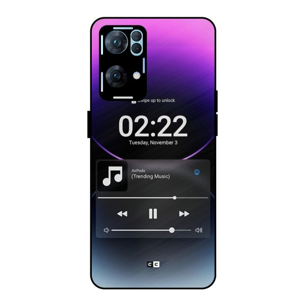 Trending Music Metal Back Case for Oppo Reno7 Pro 5G