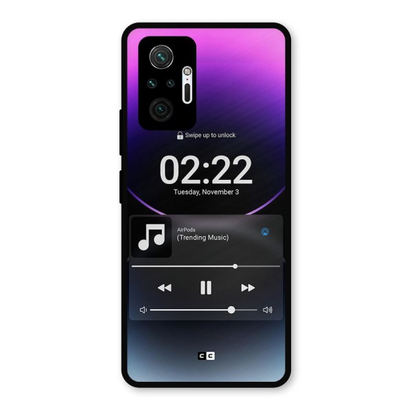 Trending Music Metal Back Case for Redmi Note 10 Pro