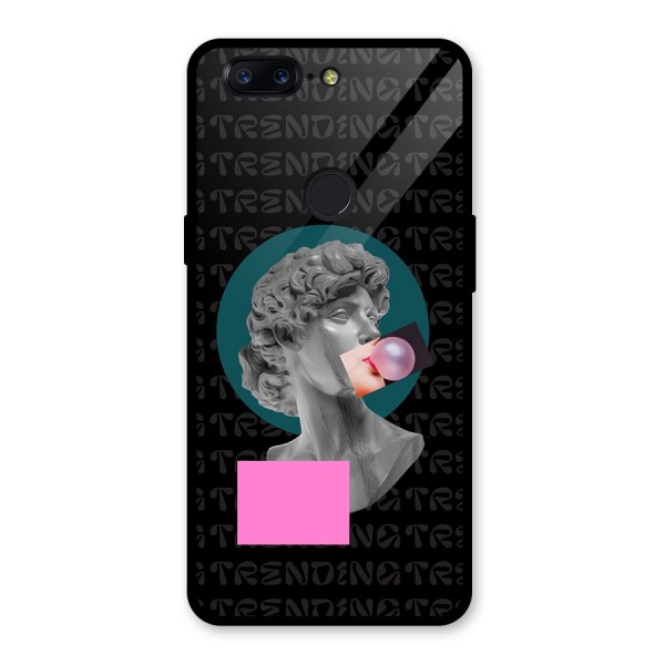 Trending Typo Glass Back Case for OnePlus 5T