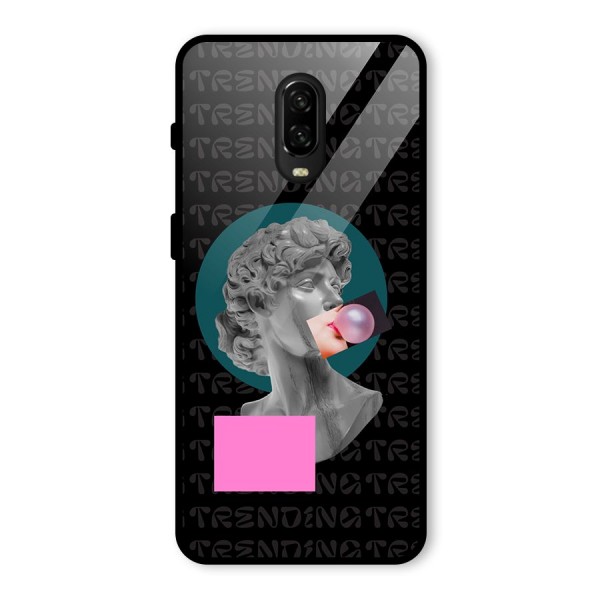 Trending Typo Glass Back Case for OnePlus 6T