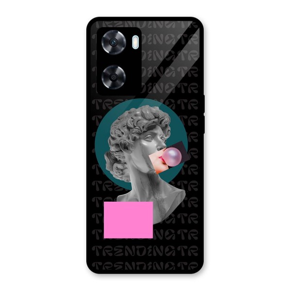 Trending Typo Glass Back Case for Oppo A77