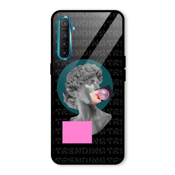 Trending Typo Glass Back Case for Realme X2