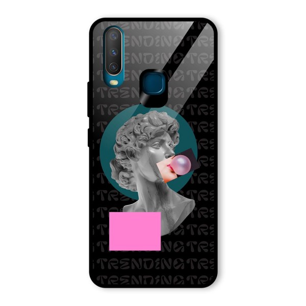 Trending Typo Glass Back Case for Vivo Y12