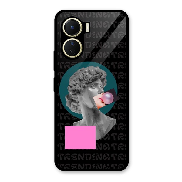 Trending Typo Glass Back Case for Vivo Y16