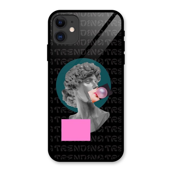 Trending Typo Glass Back Case for iPhone 11