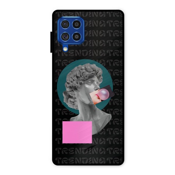 Trending Typo Metal Back Case for Galaxy F62