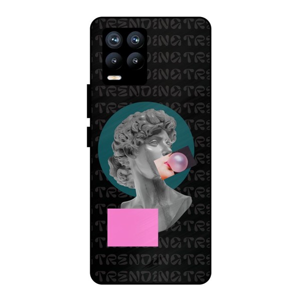 Trending Typo Metal Back Case for Realme 8