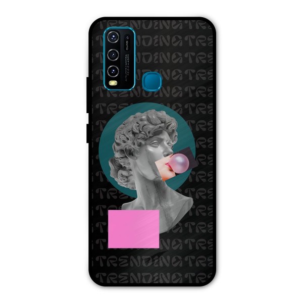 Trending Typo Metal Back Case for Vivo Y30