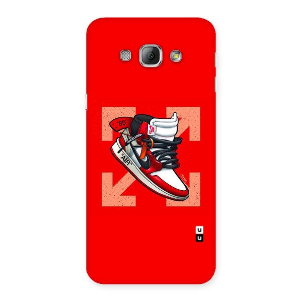 Trendy Air Shoes Back Case for Galaxy A8