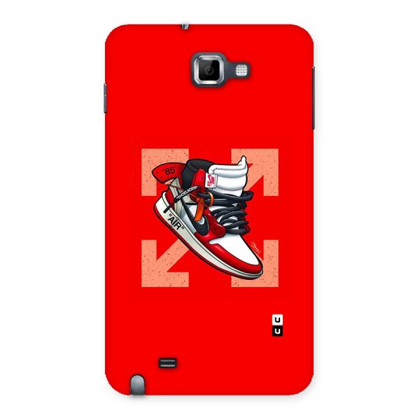 Trendy Air Shoes Back Case for Galaxy Note