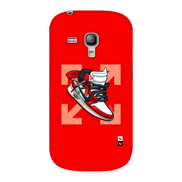 Trendy Air Shoes Back Case for Galaxy S3 Mini