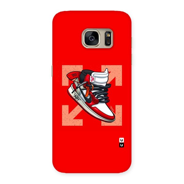 Trendy Air Shoes Back Case for Galaxy S7