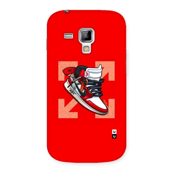 Trendy Air Shoes Back Case for Galaxy S Duos