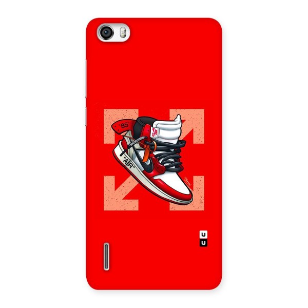 Trendy Air Shoes Back Case for Honor 6