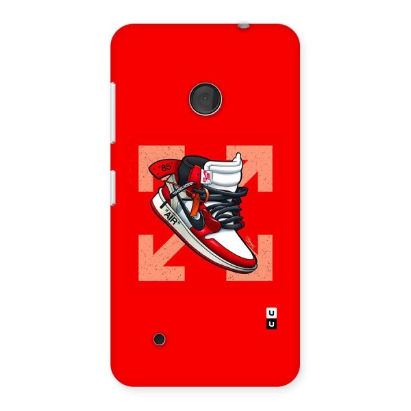 Trendy Air Shoes Back Case for Lumia 530