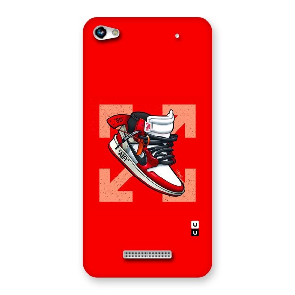 Trendy Air Shoes Back Case for Micromax Hue 2