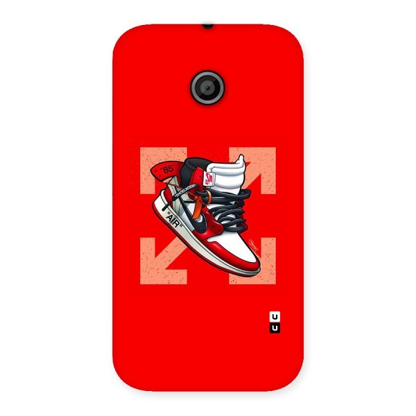 Trendy Air Shoes Back Case for Moto E