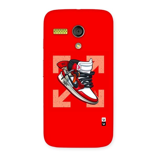 Trendy Air Shoes Back Case for Moto G