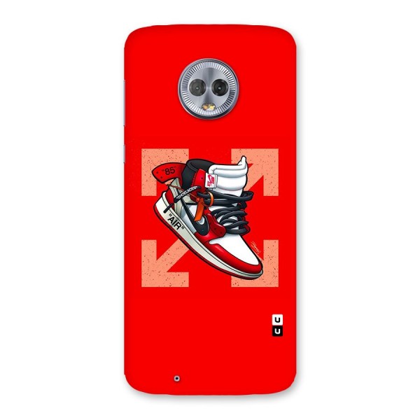 Trendy Air Shoes Back Case for Moto G6