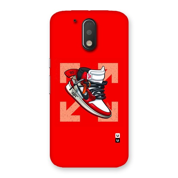 Trendy Air Shoes Back Case for Motorola Moto G4