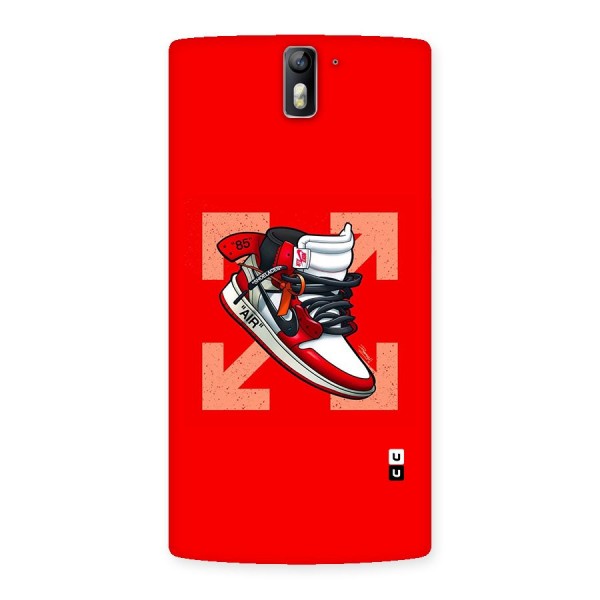 Trendy Air Shoes Back Case for One Plus One