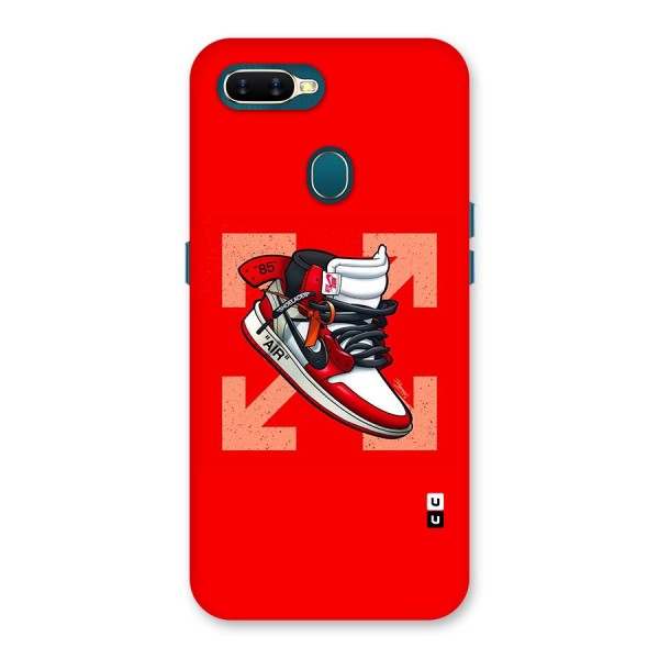 Trendy Air Shoes Back Case for Oppo A12