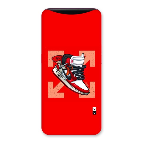 Trendy Air Shoes Back Case for Oppo Find X