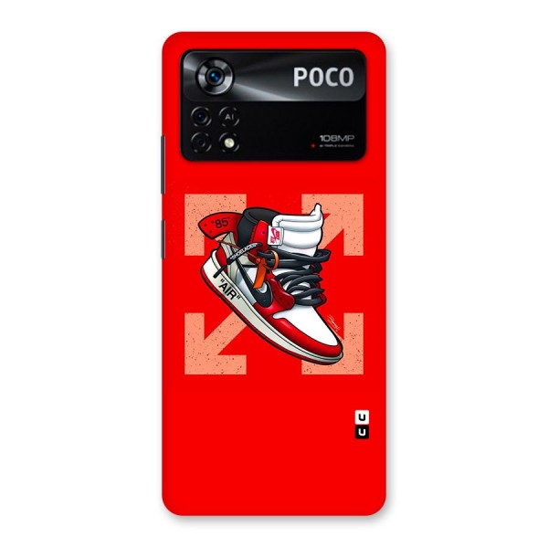 Trendy Air Shoes Back Case for Poco X4 Pro 5G
