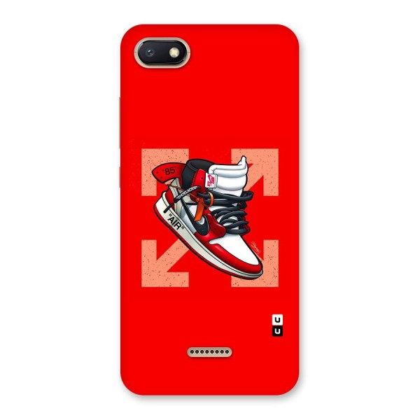 Trendy Air Shoes Back Case for Redmi 6A