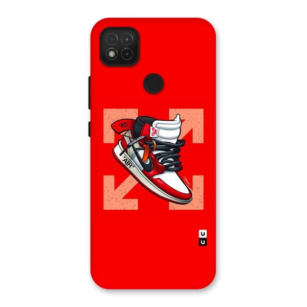 Trendy Air Shoes Back Case for Redmi 9C