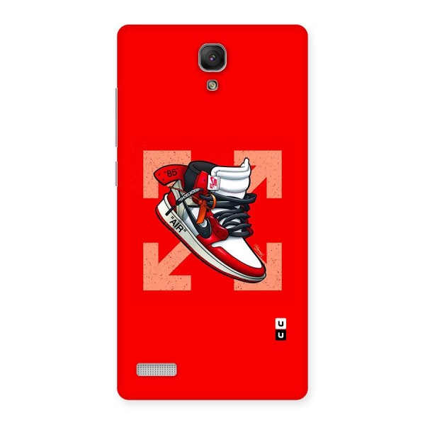 Trendy Air Shoes Back Case for Redmi Note